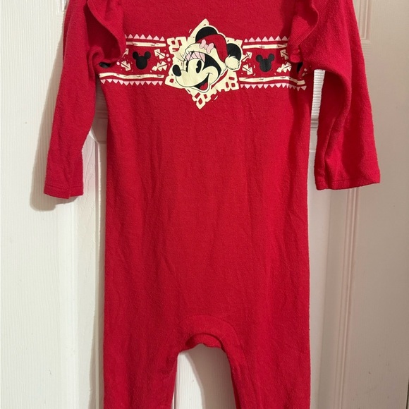 Disney Minnie Mouse Christmas Romper - Picture 2 of 8